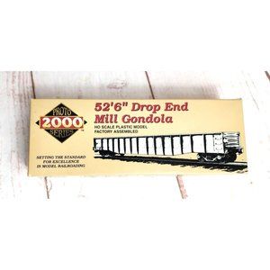 Proto 2000 Series Life-Like Trains 52’ 6” Drop End Mill Gondola Model Train Gift